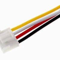 Connector JST-VH met clip slot 3.96mm pitch 4-pin male-female met 20cm kabel 18AWG